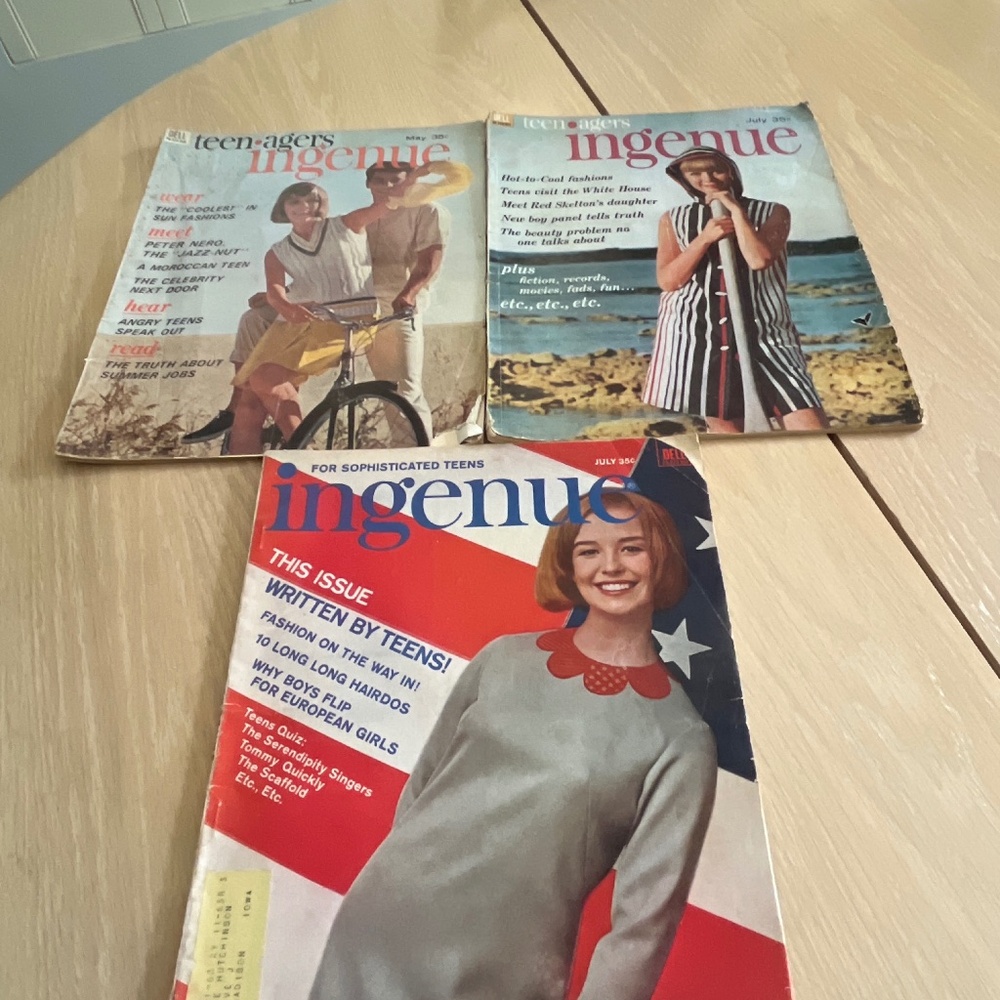 Ingenue Magazine 5/63, 7/63, 7/65